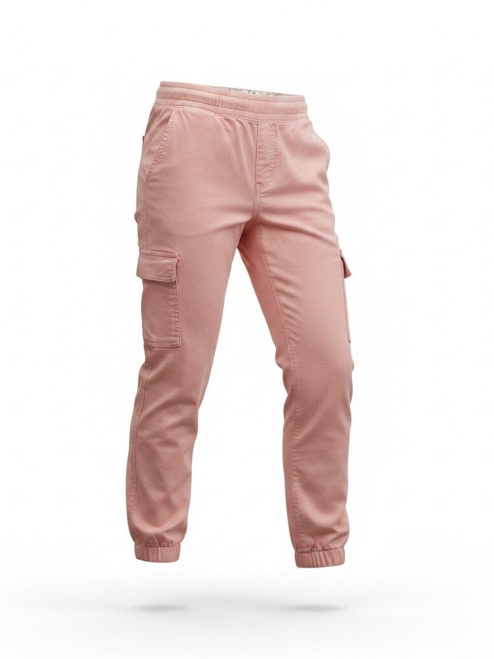 Levi’s Girls Pink Cargo Jogger Pants Size 10 Elastic Waist Drawstring